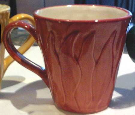 Petal Embossed (Crimson) Mug