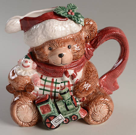 Plaid Teddy 48 Oz Pitcher