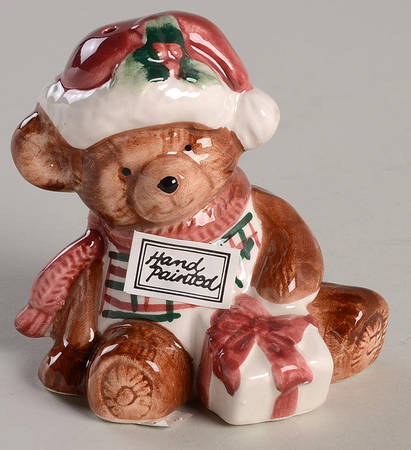 Plaid Teddy Pepper Shaker