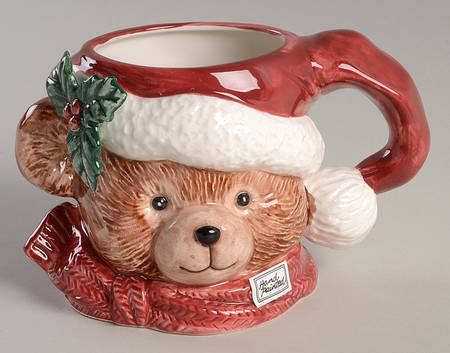 Plaid Teddy Mug