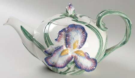 Iris Teapot & Lid
