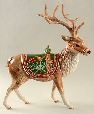 Bianco Holiday Reindeer Figurine