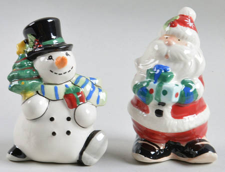 Merry & Bright Figural Salt & Pepper Set