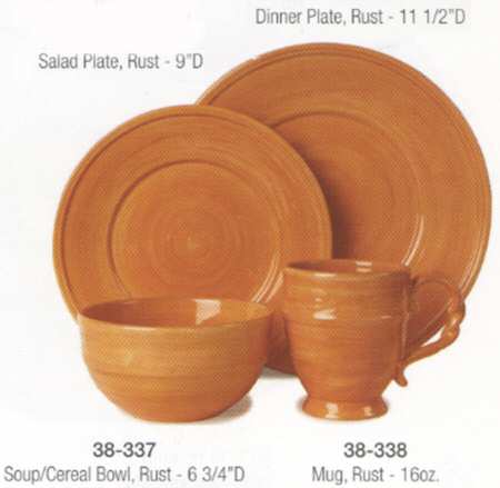 Artisan Rust by Fitz &amp; Floyd