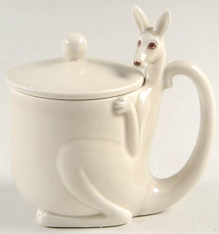 Kangaroo Sugar Bowl & Lid