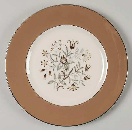 Woodsong Cocoa (Rim) Salad Plate
