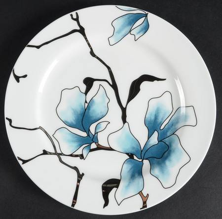 Nevaeh (Fiore Blue) Salad Plate