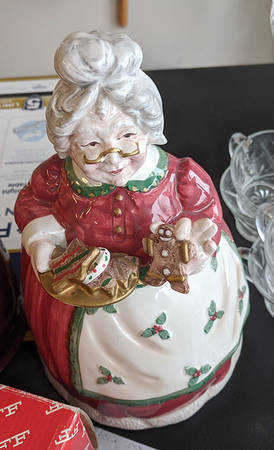 St. Nicholas Cookie Jar & Lid
