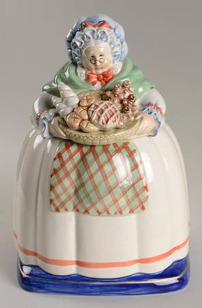 St. Nicholas Cookie Jar & Lid
