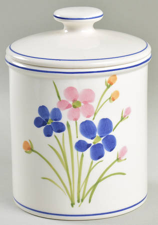 FIT88 Small Canister & Lid by Fitz & Floyd