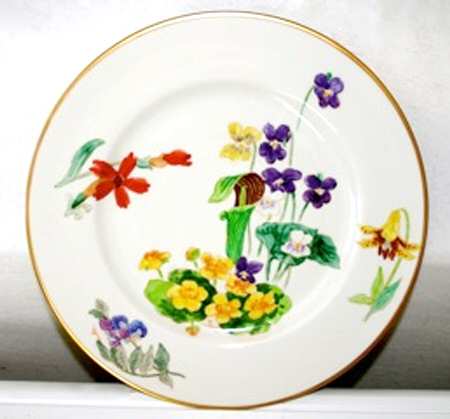 Wild Flowers Luncheon Plate