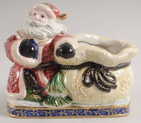 Renaissance Santa Open Candy Dish