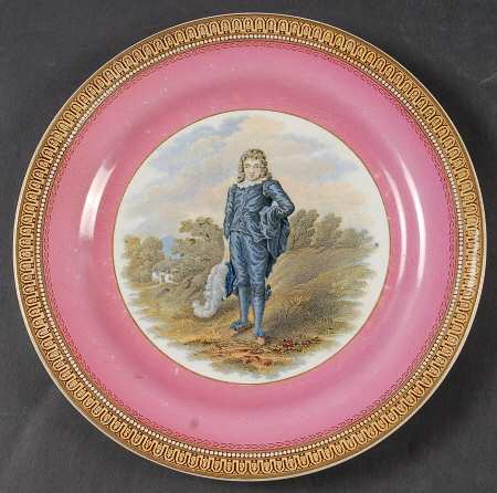 123 Pink Salad Plate