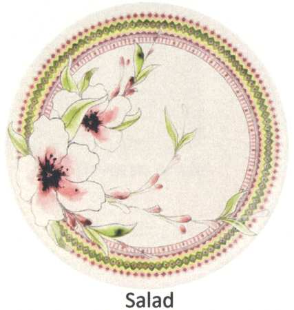 Cherry Blossom Salad Plate