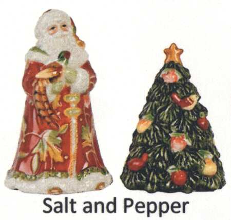 Bountiful Holiday Figural Salt & Pepper Set