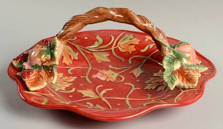 Bountiful Holiday 13" Handled Basket