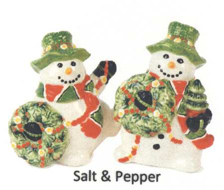 Popcorn Flurry Figural Salt & Pepper Set