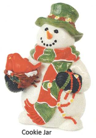 Popcorn Flurry Figural Cookie Jar & Lid