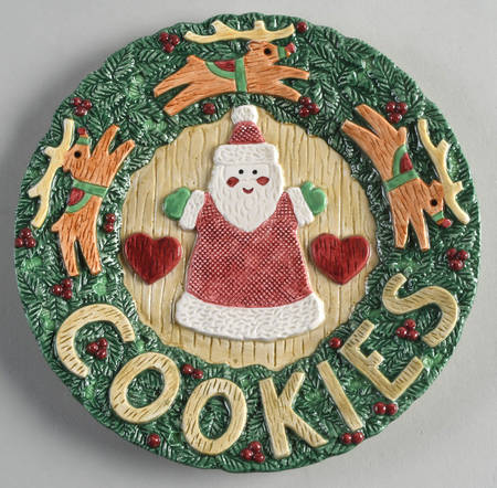 Christmas Crafts Cookie Plate