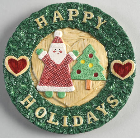 Christmas Crafts Canape Plate