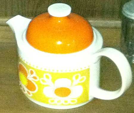 Safran Teapot & Lid