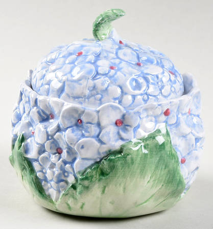 Hydrangea Sugar Bowl & Lid