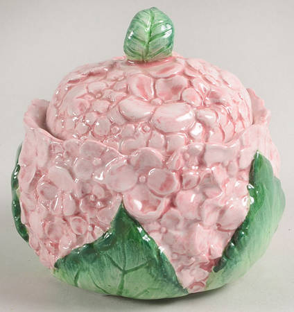 Hydrangea Sugar Bowl & Lid