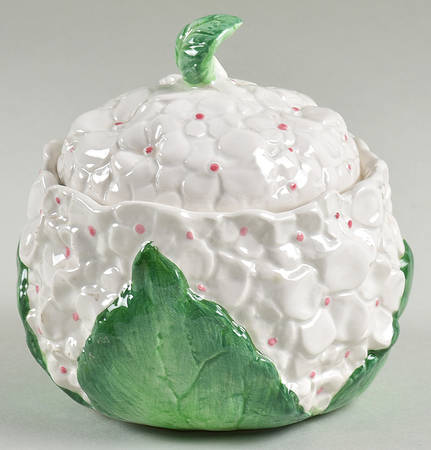 Hydrangea Sugar Bowl & Lid