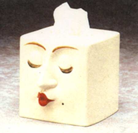 Lips Square Tissue Box Cover