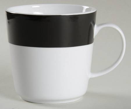 Banded Black Mug