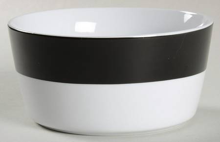 Banded Black Soup/Cereal Bowl