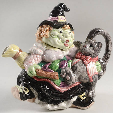 Halloween Hoedown Teapot & Lid