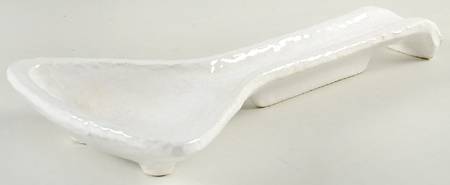 Casa Mia Bianco (White) Spoon Rest/Holder (Holds 1 Spoon)