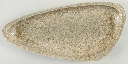 Casa Mia Oyster (Taupe) 17" Oval Serving Platter