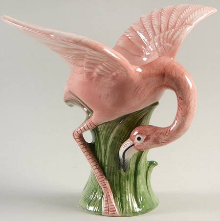 Flamingoes Votive Candleholder No Glass Globe