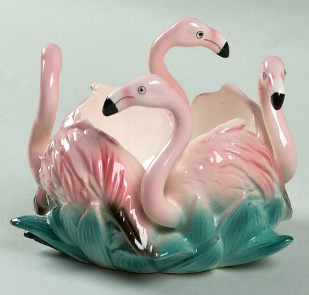 Flamingoes Votive Candleholder