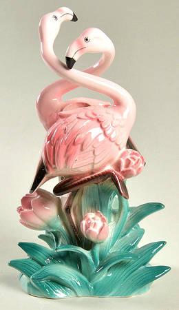 Flamingoes 7" Candlestick