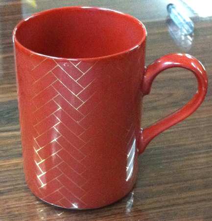 Carreaux Red Mug