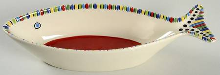 Water Collection 13" Fish Platter