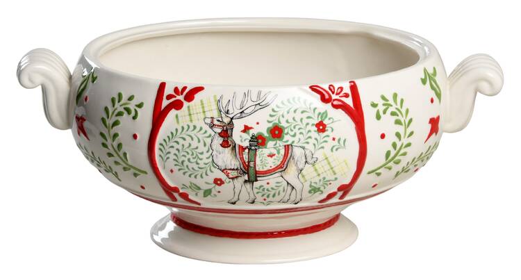Winter White Holiday Tureen No Lid