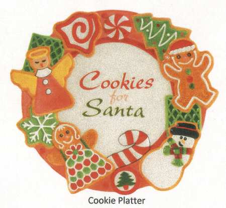 Gingerbread Village "Cookies for Santa" Plate