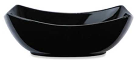 Everyday Black 8" Rectangular Vegetable Bowl