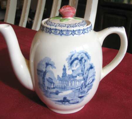 FON80 Blue Teapot & Lid