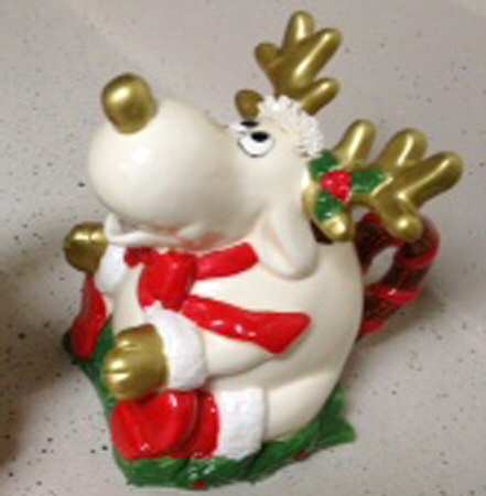 Christmas Reindeer Figural Creamer