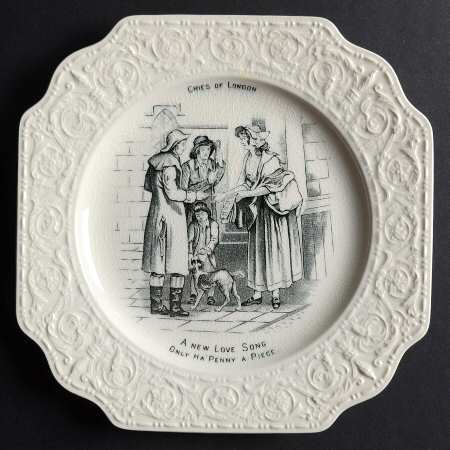 Cries of London Square Salad Plate