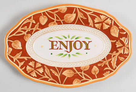 Sentiment Serverware 10" Sentiment Tray by Fitz & Floyd