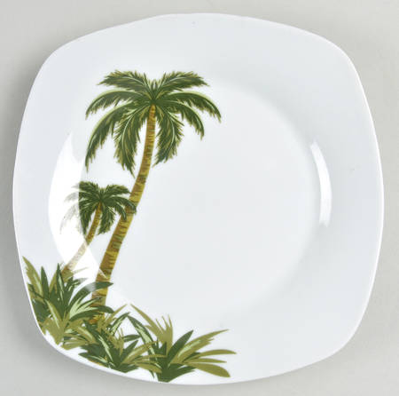Palm Tree Salad Plate