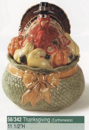 Seasonal Cookie Jars Figural Cookie Jar & Lid