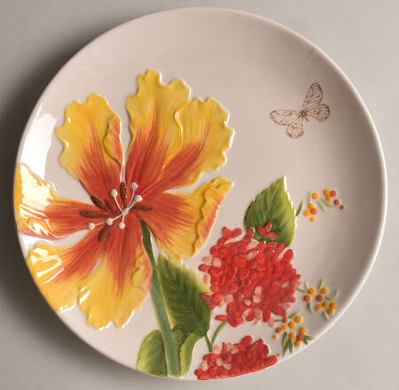 Flower Market Salad Plate
