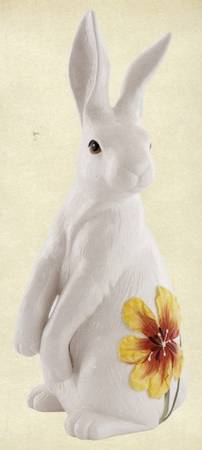 Flower Market Large Rabbit Figurine